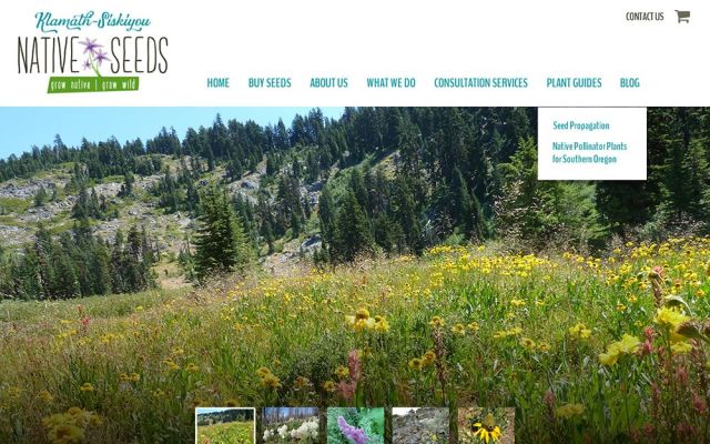 Klamath Siskiyou Seeds - Website Development and Hosting