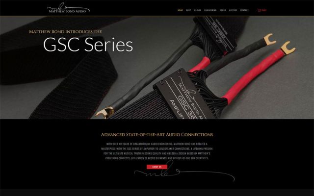 Matthew Bond Audio - Custom audio cables website