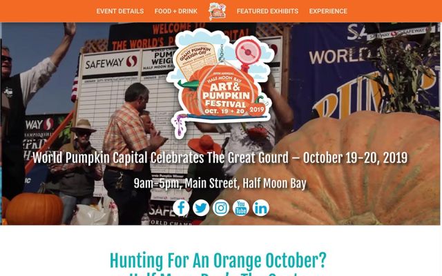 Miramar Events   Half Moon Bay Art and Pumpkin Festival